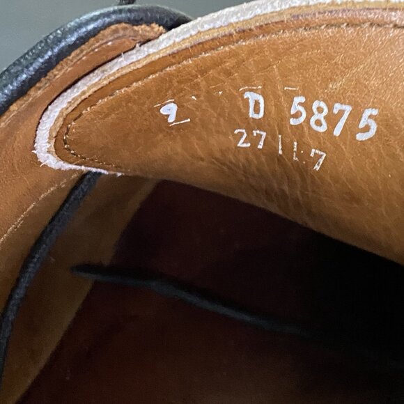 Allen Edmonds Park Avenue Cap Toe Oxfords Men's Size 9 D Dress Shoes Cordovan - Picture 10 of 11